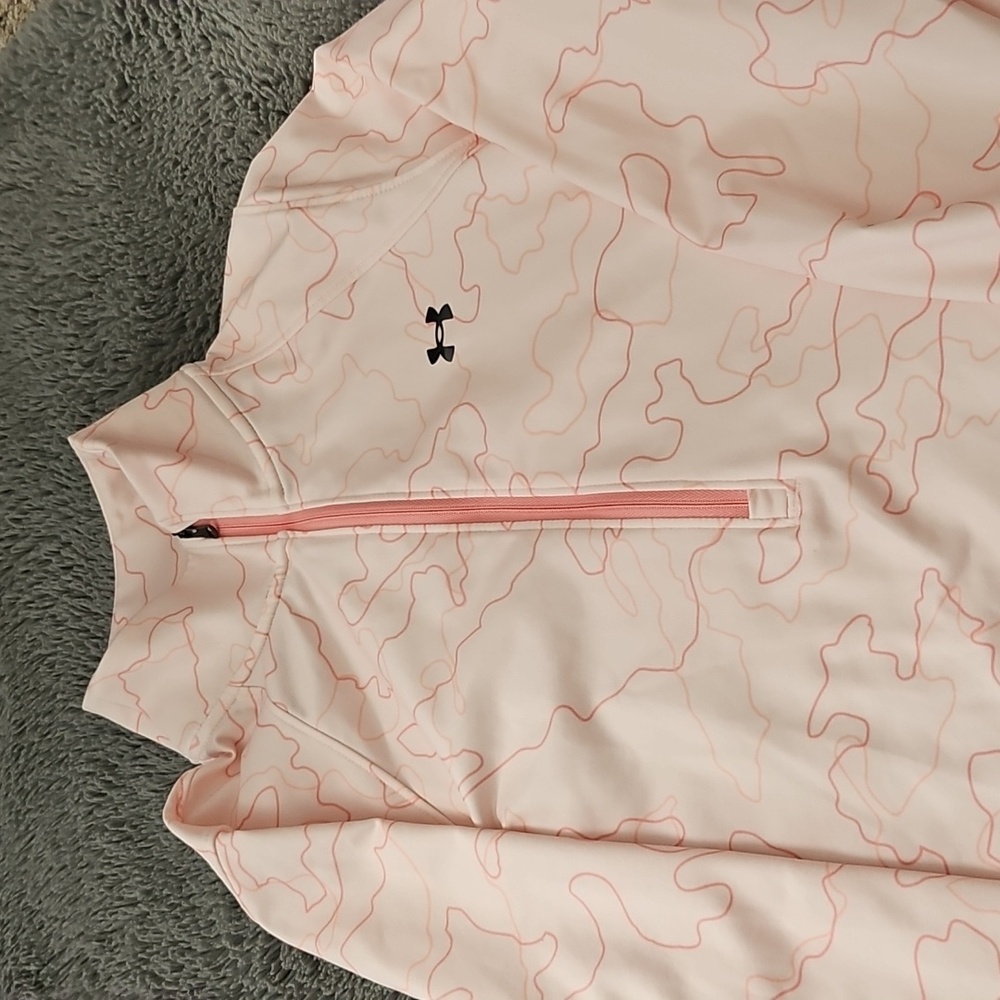 Under Armour Pink Quarter-Zip Pullover